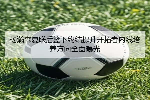 杨瀚森夏联后篮下终结提升开拓者内线培养方向全面曝光